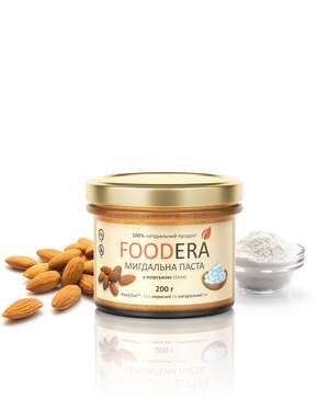 Мигдальна паста «З МОРСЬКОЮ СІЛЛЮ» 200г від FOODERA