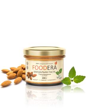 Мигдальна паста «НА СТЕВІЇ» 200г від FOODERA