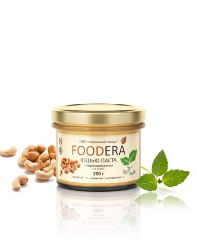 Кеш'ю паста «НА СТЕВІЇ» 200г від FOODERA