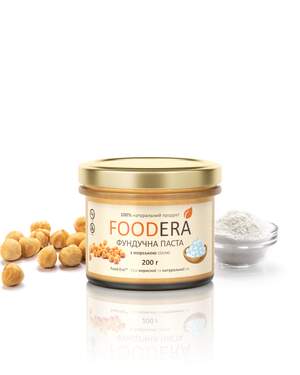 Фундучна паста «З МОРСЬКОЮ СІЛЛЮ» 200г від FOODERA