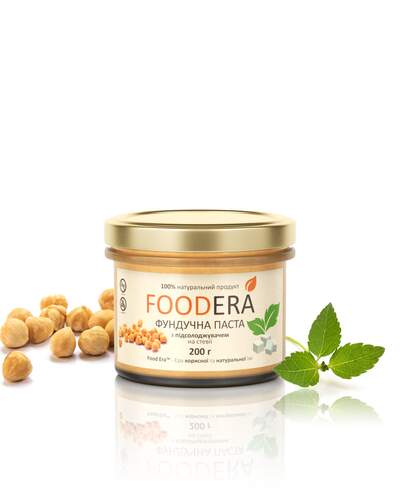 Фундучна паста «НА СТЕВІЇ» 200г від FOODERA