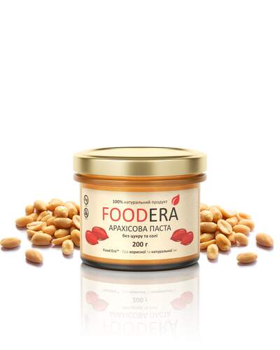 Арахісова паста «100% АРАХІСУ» 200г від FOODERA
