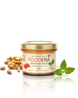 Арахісова паста «НА СТЕВІЇ» 200г від FOODERA