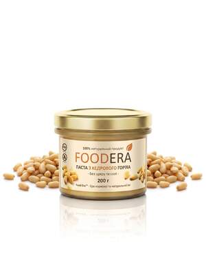 Паста з кедрового горіха «100% ГОРІХА» 200г від FOODERA