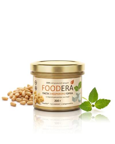 Паста з кедрового горіха «НА СТЕВІЇ» 200г від FOODERA